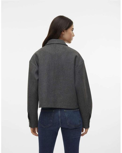 Chaqueta Gris Oscuro De Vero Moda de color Blue
