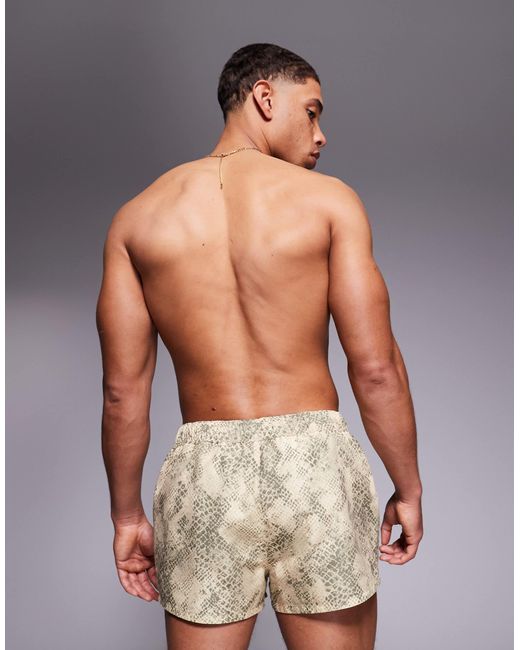 ASOS Gray Swim Shorts for men