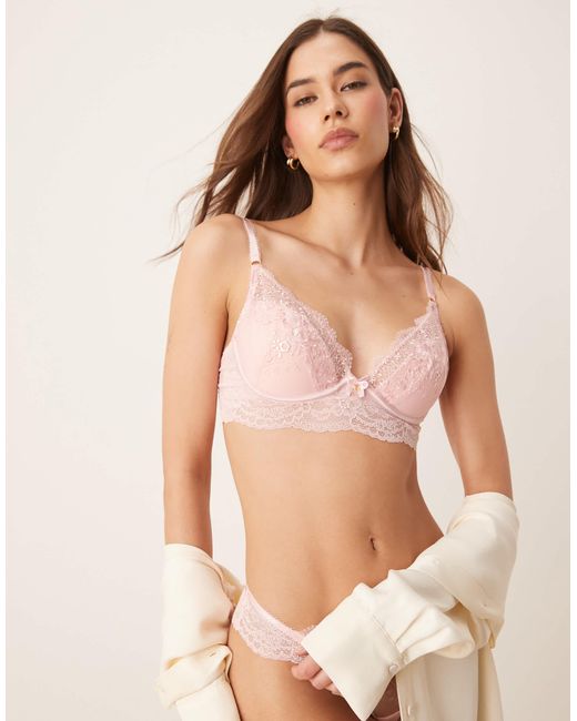 Rosie - soutien-gorge brodé - rose Boux Avenue en coloris Natural
