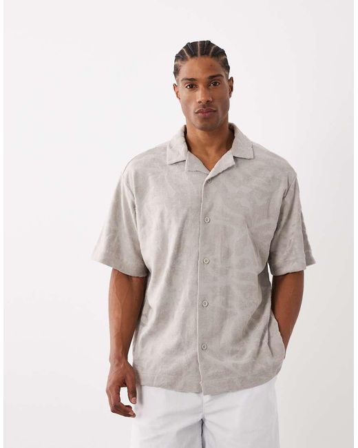 Boss White Hugo Boss Relaxed Fit Short Sleeve T-Shirt for men