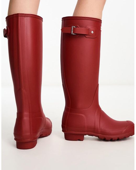 Hunter Red Original Tall Wellington Boots
