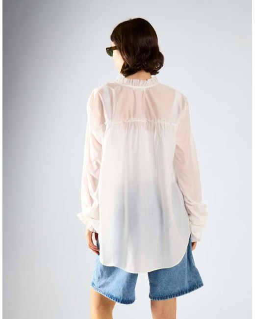Glamorous Blue Boho Blouse