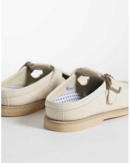 Timberland White Classic Boat Mule