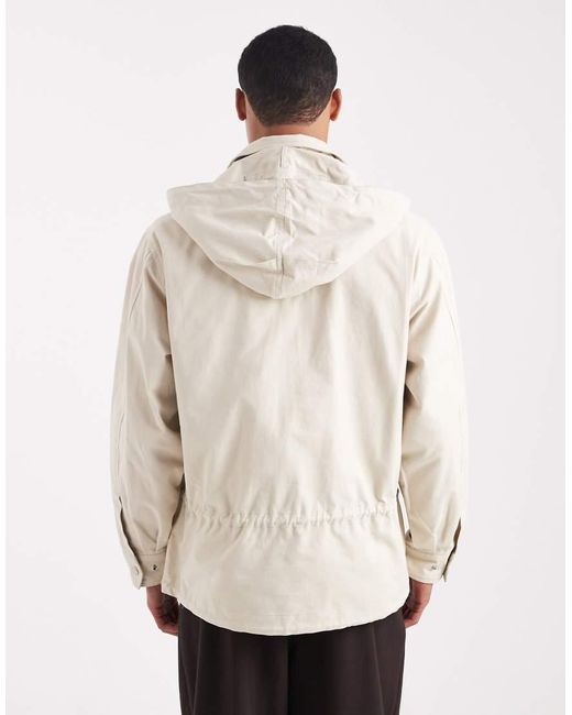 Fred Perry Natural Hooded Jacket for men