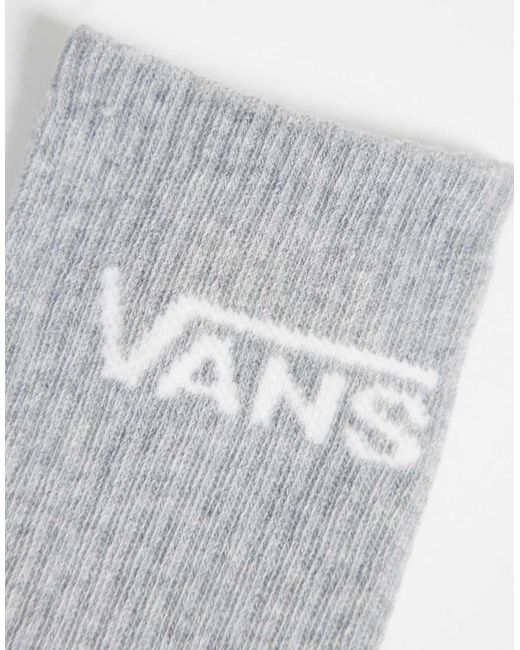 Calcetines Classic Crew De 6 Pares En Multi Vans de color White