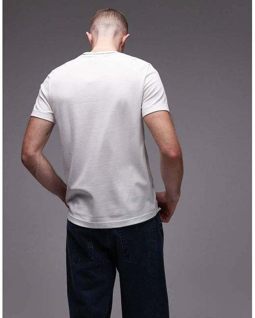 Lacoste Gray Relaxed Fit T-shirt With Tonal Logo for men