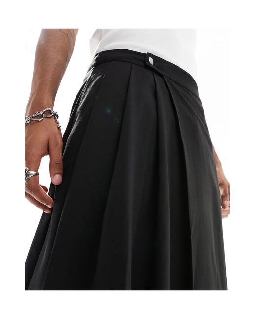 ASOS Black Skirt Trouser for men