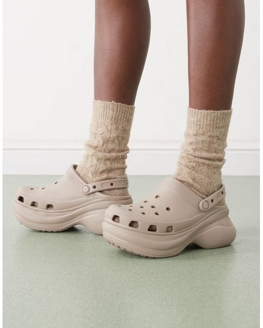CROCSTM Natural Bae Platform Clog
