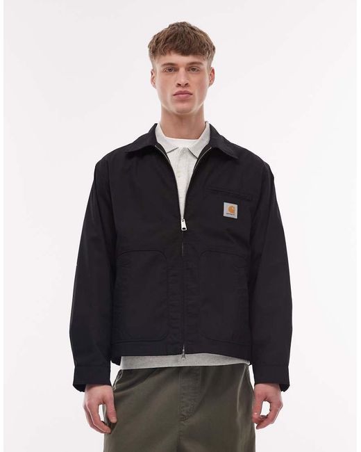 Carhartt Blue Postal Zip Through Jacket for men