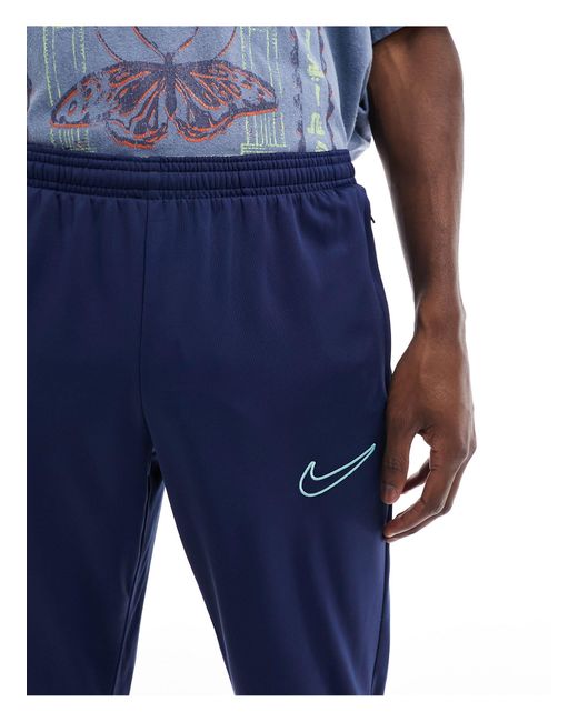 Nike Football Blue Academy Dri-fit joggers for men