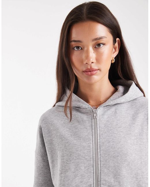 ASOS White – oversize-kapuzenjacke