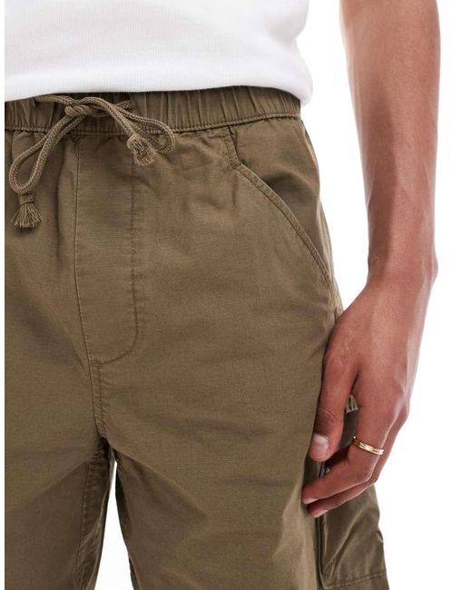 Pull&Bear Cargoshort in het Green voor heren