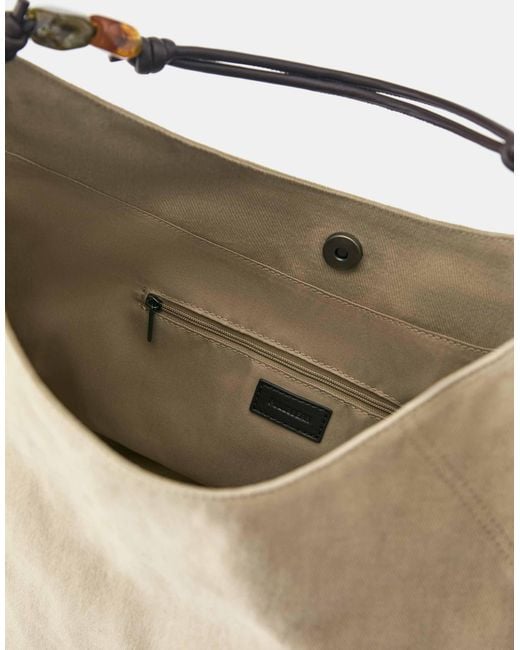 Pull&Bear Natural Perlen-shopper