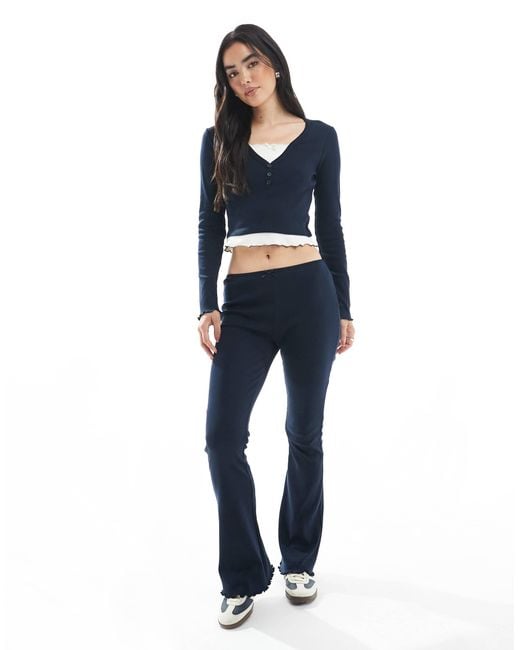 Miss Selfridge Blue – schlaghose