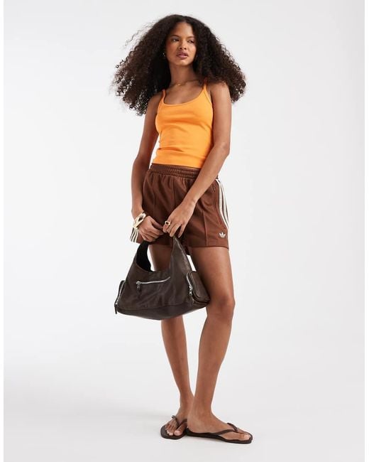 ASOS Orange Scoop Neck Cami With Elastic Straps