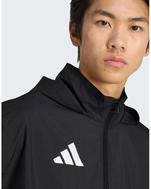 Adidas Originals Black Entrada 26 Multi Jacket for men