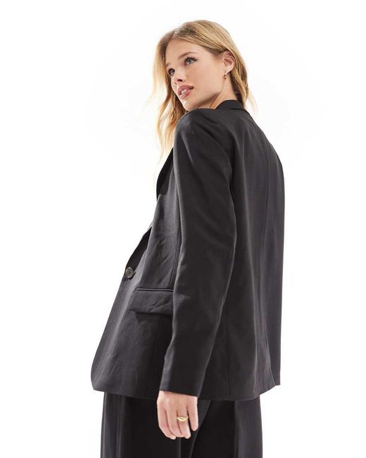 Vero Moda Black Rita Relaxed Tailored Blazer Co-ord