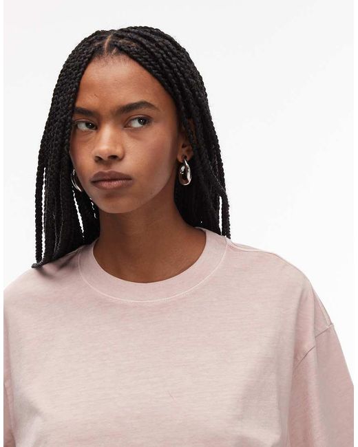 & Other Stories Pink Boxy Oversized T-shirt