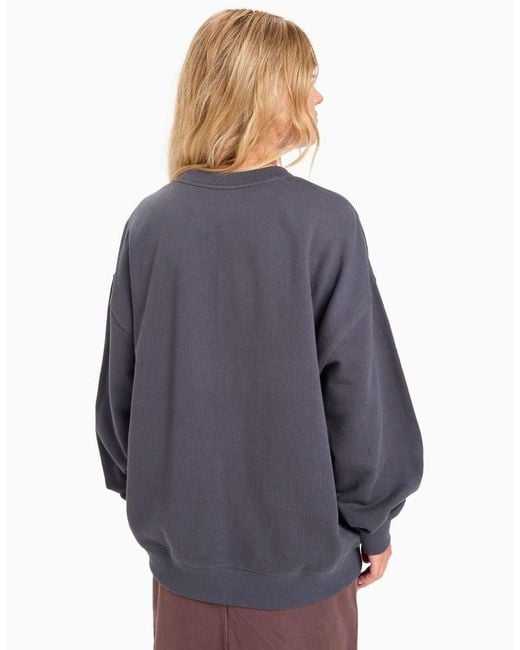 Quiksilver Blue Standard Crew Neck