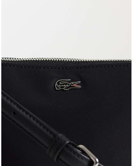 Lacoste Black Adjustable Shoulder Bag