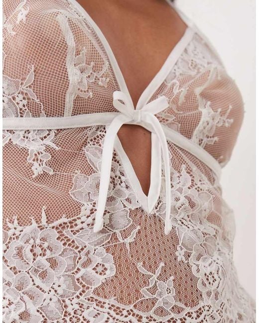 Ann Summers Pink Availing Bridal Cami Set