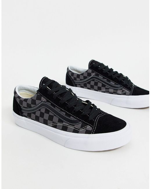 Vans Style 36 Checkerboard Black Pewter True White for Men | Lyst UK