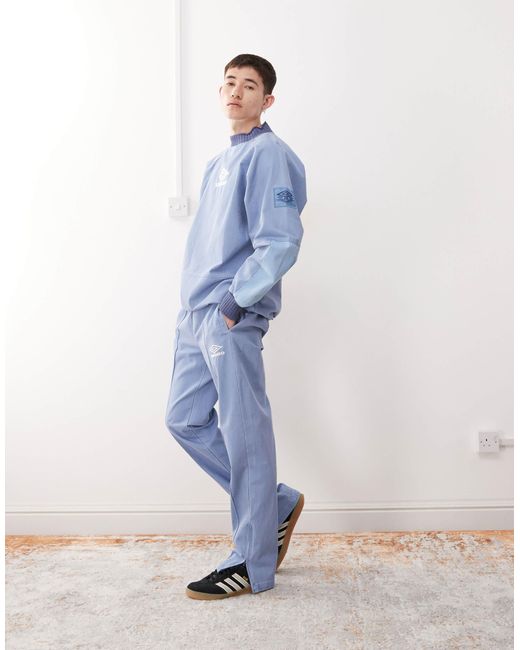 Umbro – drill – sweatshirt in Blue für Herren