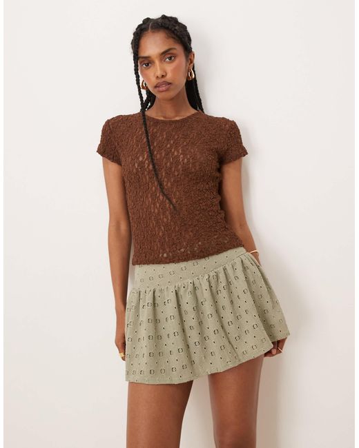 ASOS Brown – miniskort