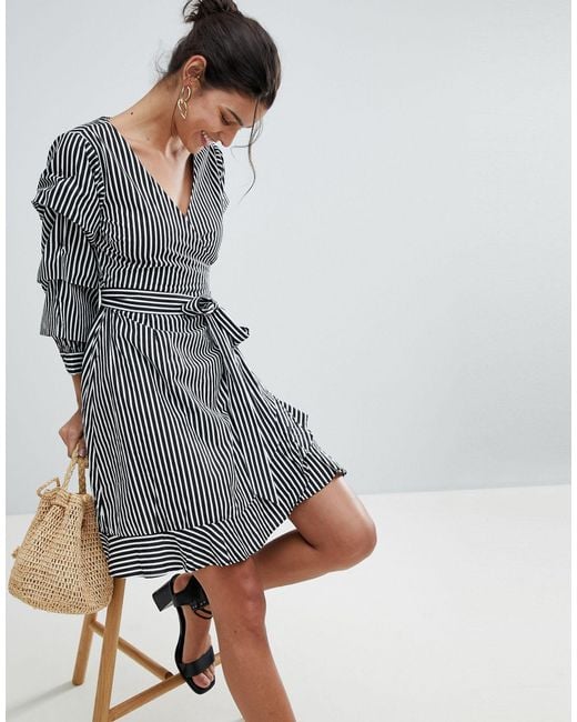 vila wrap dress