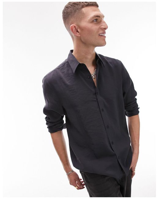 Topman long sleeve polo top
