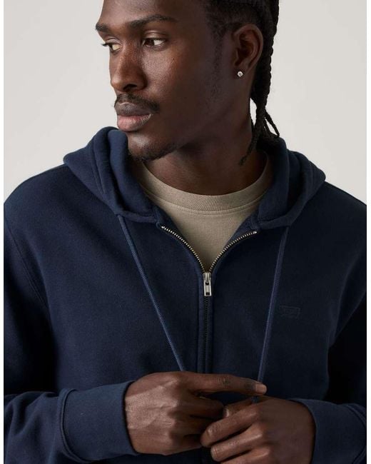 Levi's Blue The Original Hm Zip Up Fog for men