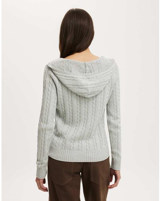Cotton On Gray Cotton V Neck Pullover