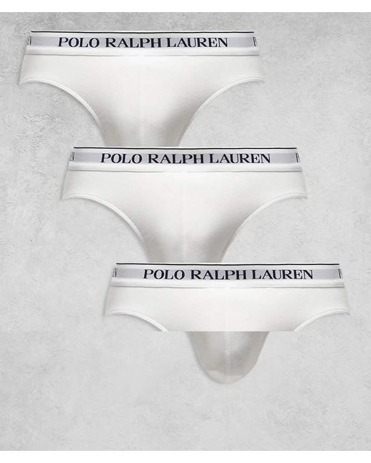 Polo Ralph Lauren Gray 3 Pack Briefs for men