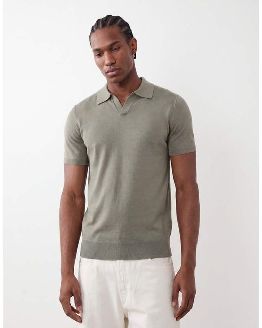 Polo di SELECTED in Gray da Uomo