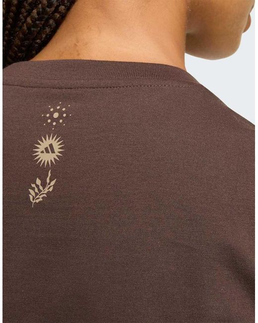 Adidas Originals Brown Animal Graphic T-shirt