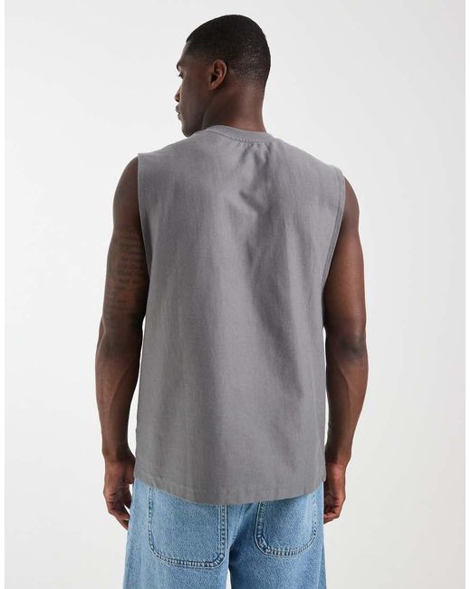 River Island Gray Vest for men
