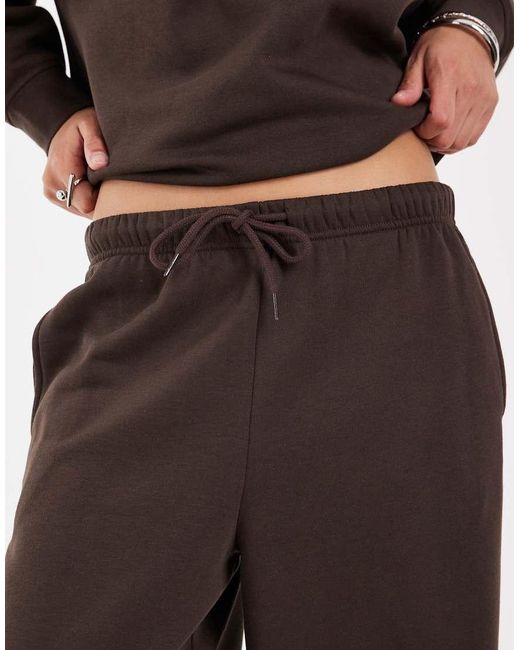 Pieces Brown Wide Leg jogger Co-ord