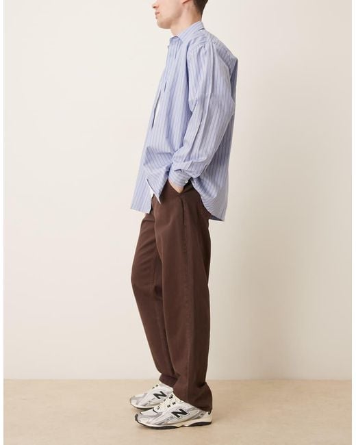 ASOS Brown Pull On Trousers for men