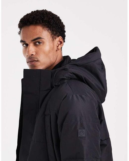 Only & Sons Blue Padded Parka for men