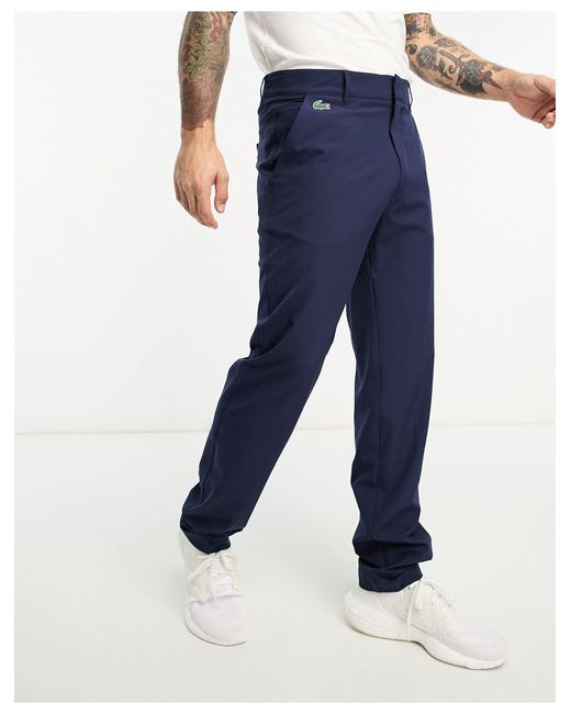 Pantalones Lacoste de hombre de color Blue