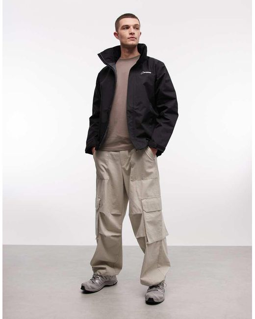 Berghaus Black Rg Alpha 2.0 Waterproof Jacket for men