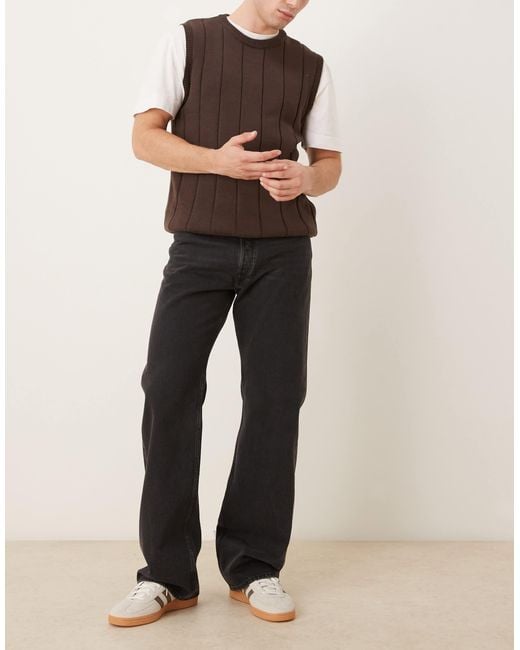 ARKET Black Canyon Bootcut Jeans for men