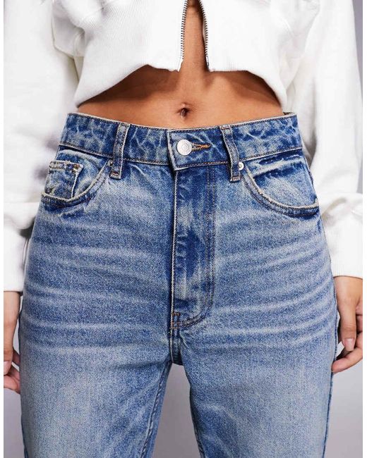 ASOS Blue 90S Flare Jean