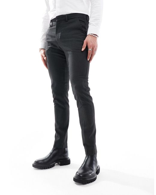 ASOS Black Skinny Suit Trouser for men