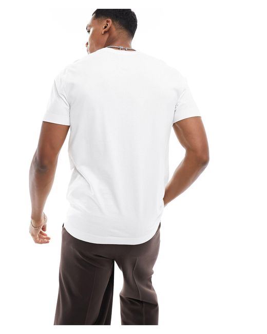 Abercrombie & Fitch White Lifelike Icon Logo T-shirt for men