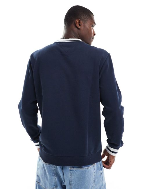 Tommy Hilfiger Blue – regulär geschnittenes unisex-sweatshirt