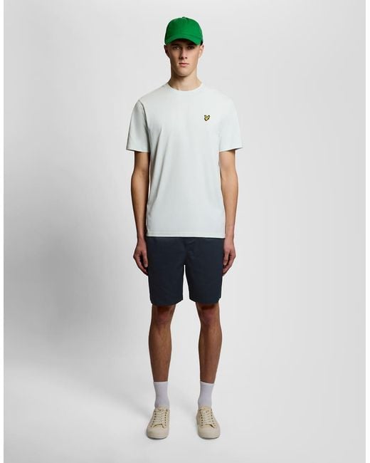 Lyle & Scott White Shorts Everyday Short for men