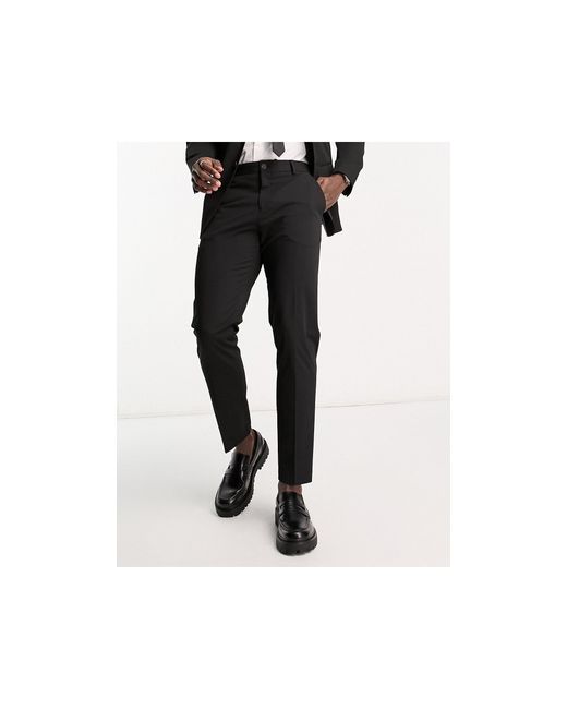 SELECTED Slim Fit Suit Pants in Black for Men Lyst