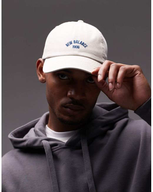 New Balance – 6-panel-kappe in White für Herren