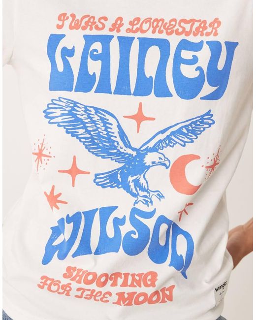 Wrangler Blue X Lainey Wilson Front Print Band T-shirt